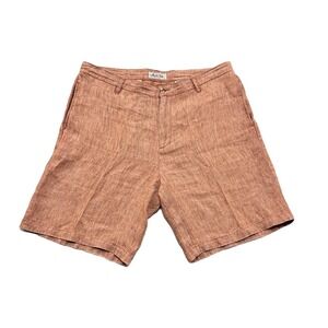 Madda Fella Shorts Key West Truman Linen Customs House Brick Size 40 Resortwear‎